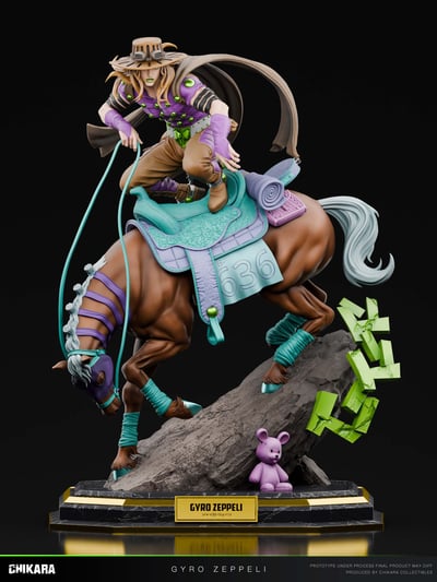 【預購】JoJo的奇妙冒險 第七部 飆馬野郎 傑洛·齊貝林 X CHIKARA力量2