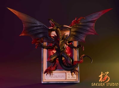 【預購】遊戲王 畫框系列009--真紅眼黑炎龍 X SAKURA櫻2