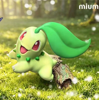 【預購】寶可夢 口袋愜意時光第四彈 菊葉草 X miumiu夢幻1