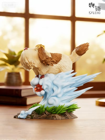 【預購】宮崎駿 桌面系列09 卡西法與茵茵狗飛行記 X 物語工作室5