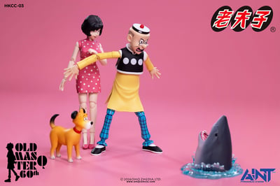 【售罄展示追加請私訊客服@toystationtw】老夫子60週年 HKCC-03 1/12秦先生及陳小姐套裝 X AINT Production5