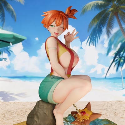 【預購】寶可夢 給海星星補水的小霞 X Beast-Studio1