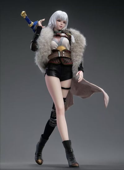 【售罄展示追加請私訊客服@toystationtw】靈籠 可動人偶 CC9148 白月魁 X Cosmic Creations朗宙4