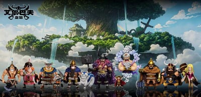 【預購】海賊王 艾爾巴夫企劃共鳴篇 燈神魔人 尼卡魯夫 X A+研究所4