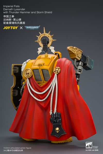 【預購】帝國之拳 戰錘40k系列 JT04896 達納斯·萊山德 X JOYTOY5