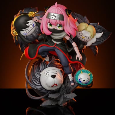 【預購】間諜家家酒+火影忍者 不死女孩 安妮亞cos角都 X ZH整活1