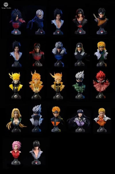 【現貨秒發】火影忍者 胸像系列 宇智波佐助 X 巨浪模玩6