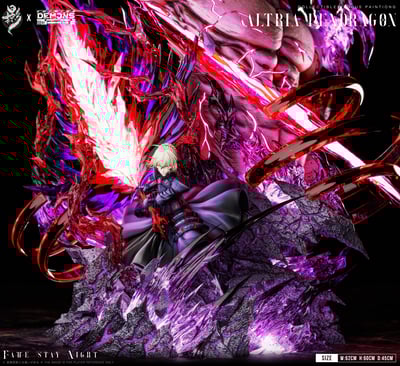 【預購】Fate 史詩級別收藏雕像001 黑呆 X 掠影+DEMONS6