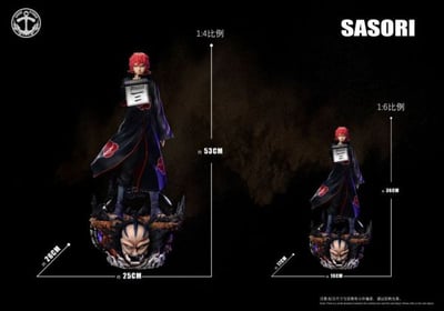 【現貨秒發】火影忍者 曉組織門神站姿共鳴系列 藝術二人組 赤砂蠍 X 巨浪工作室3