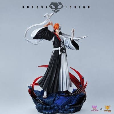 【預購】死神 黑白一護-王見王 X WoYo+Model Power1