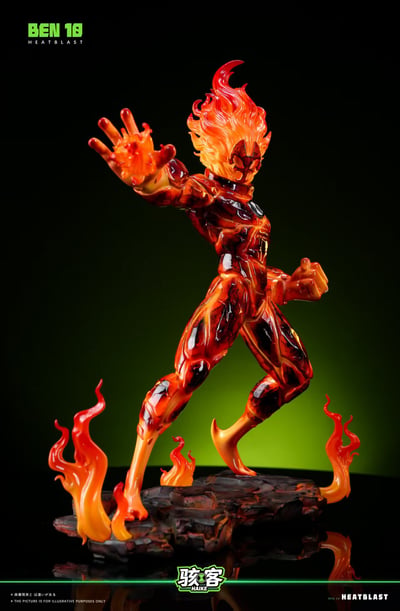 【預購】Ben 10 火焰人Heatblast&鑽石戰神Diamondhead X 駭客工作室11