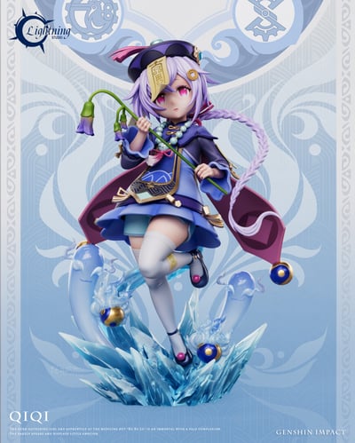 【售罄展示追加請私訊客服@toystationtw】原神 雙版本 殭屍女孩（七七）X Lightning光芒5