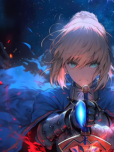 【預購】Fate/stay《夜空saber》裝飾畫&冰箱貼 X 巴洛克工作室5
