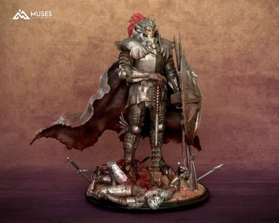 【預購】劍風傳奇 青年火龍“古倫貝魯特”（人類形態雙頭雕）X Muses-Studio5