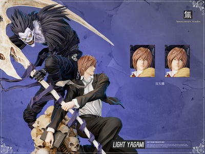 【預購】死亡筆記本 夜神月硫克 LIGHT YAGAMI雕像 X 無名工作Anonymous studio2