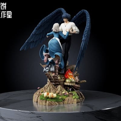 【補款】宮崎駿 霍爾的移動城堡 雙人組系列場景第八彈 霍爾&蘇菲 X 餅餅-Studio1