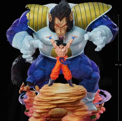 【售罄展示追加請私訊客服@toystationtw】七龍珠 Extra-Large系列 悟空vs貝吉塔大猿 X RYU+東映動畫 正版授權1