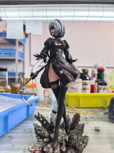 【預購】尼爾自動人形 1/6系列典藏手辦—2B X Imagination(YY)9