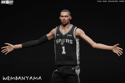 【預購】NBA 1/6可動人偶套裝【可動眼】文班亞馬雙造型 X Reset-Studio8