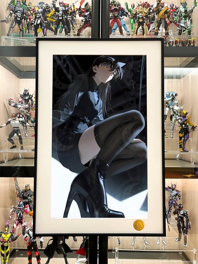 【預購】名偵探柯南《黑絲小蘭》動漫裝飾畫 X 星空工作室3