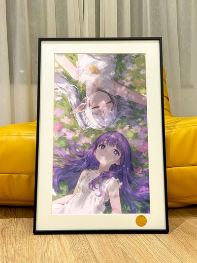 【預購】葬送的芙莉蓮《草坪芙莉蓮菲倫》裝飾畫 X 星空工作室3