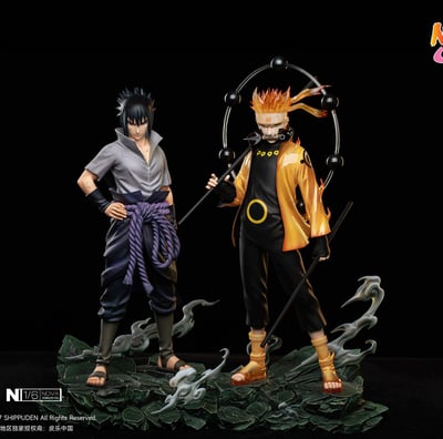 【預購】《火影忍者》六道仙人模式-漩渦鳴人&輪回眼-宇智波佐助 X 皮樂中國+雲頂摘星工作室 正版授權1