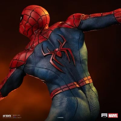 【售罄展示追加請私訊客服@toystationtw】Marvel漫威 MARCAS143426-10 蜘蛛人vs綠巨人 X Iron Studios8