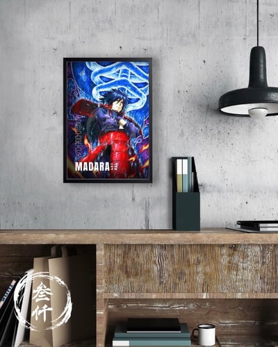 【預購】火影忍者《空に君臨する神》裝飾畫 X 3000painring繪製3