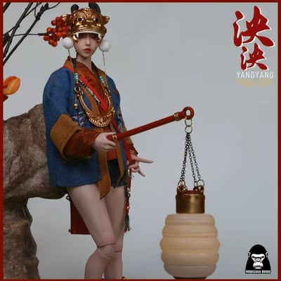 【售罄展示追加請私訊客服@toystationtw】時空少女系列 可動人偶 1/6長公主泱泱 TSG001 X 反骨模玩3