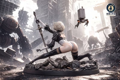 【預購】尼爾自動人形 雙比例《2B：末世戰姬》X 星原工作室3