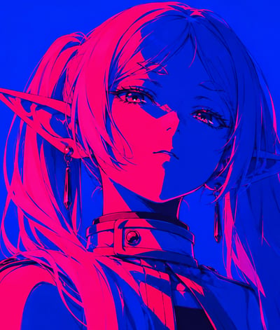 【預購】葬送的芙莉蓮《賽博芙莉蓮》二次元裝飾畫 X H2工作室4