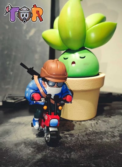 【售罄展示追加請私訊客服@toystationtw】七龍珠 鳥山明系列006 騎車鳥山明 X TOR-Studio6