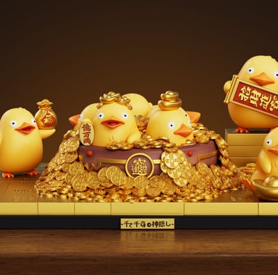 【預購】宮崎駿 招財大鳥神擺件 X 發工作室1