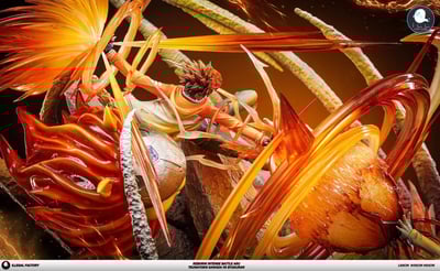 【售罄展示追加請私訊客服@toystationtw】家庭教師 週年紀念款 熱血魂019-家庭教師REBORN激戰篇 澤田綱吉VS白蘭 阿綱2.7 X ILL地下工廠3