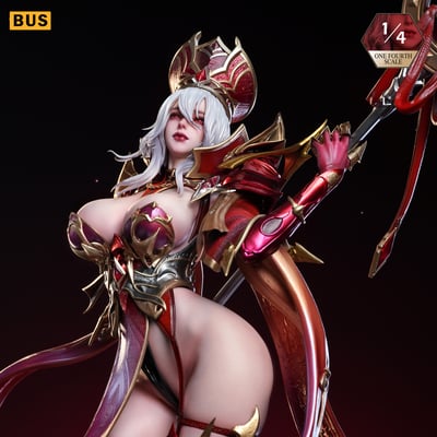 【售罄展示追加請私訊客服@toystationtw】魔獸幻想 No.3懷特邁恩·大檢察官·血色十字軍·聖光女祭祀 X BUS工作室1