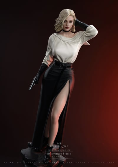 【預購】惡靈古堡 安魂曲系列 里昂＆格蕾絲 X HP-Studio13