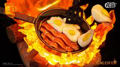 【現貨秒發】宮崎駿《廚師卡西法》 炒蛋煎肉一把好手 X 龍喵6