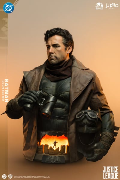 【售罄展示追加請私訊客服@toystationtw】《紮克·施耐德版正義聯盟》1/1半身像 噩夢版蝙蝠俠 X 開天工作室3