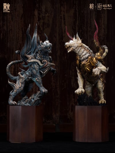 【預購】四神之印・白虎 黑金塗裝版 X 末那末匠 ＆竹谷隆之8