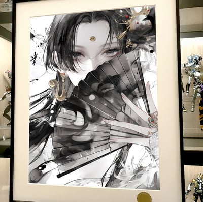 【預購】海賊王《水墨女帝》動漫裝飾畫 X 星空工作室1