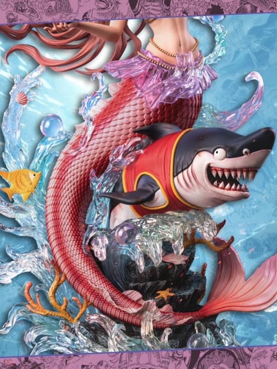 【現貨秒發】海賊王 美人魚 白星公主 X HUNTER FAN (HF)4