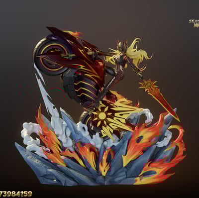 【預購】原神 場景雕像第一彈 火神瑪薇卡 X SEAGULL海鷗1