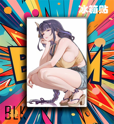 【預購】原神《蹲姿雷電》動漫裝飾畫&冰箱貼 X 巴洛克工作室3