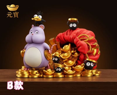 【預購】宮崎駿 三版本 鼠來寶招財坊寶寶 X 元寶工作室3