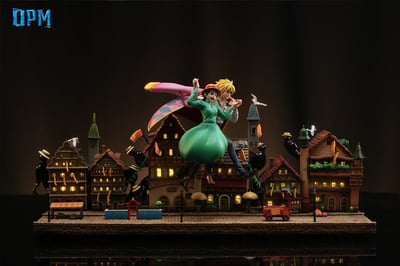 【現貨秒發】宮崎駿 桌面小場景系列006 霍爾的移動城堡 蘇菲與霍爾空中漫步 X OPM-Studio6