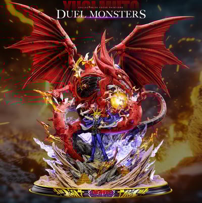 【預購】《遊戲王》畢業級收藏雕像001 天空龍 X Deadman工作室1