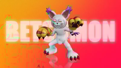 【預購】數碼寶貝 愚人節特供 冒充獸 X Hudie-Studio2