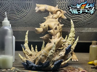 【預購】數碼寶貝04 無限地帶 土之鬥士 反派獸型第一彈 巨巖獸 X 僵屍車工作室3