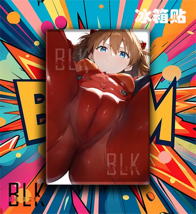 【預購】Eva新世紀福音戰士《惣流明日香》動漫裝飾畫&冰箱貼 X 巴洛克工作室4