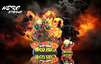 【補款】我的英雄學院 爆豪勝己1/6高品質雕像 X HERO Studio4